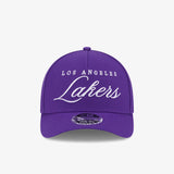 Los Angeles Lakers Draft 9Forty A-Frame Cap - Purple