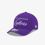 Los Angeles Lakers Draft 9Forty A-Frame Cap - Purple
