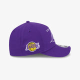 Los Angeles Lakers Draft 9Forty A-Frame Cap - Purple