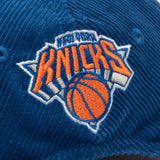 New York Knicks Nothing But Net Corduroy Deadstock Snapback - Blue