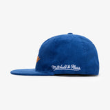 New York Knicks Nothing But Net Corduroy Deadstock Snapback - Blue