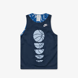 Culture of Basketball Reversible Youth Tank - Navy