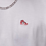 AJ1 Sneaker Patch T-Shirt - White