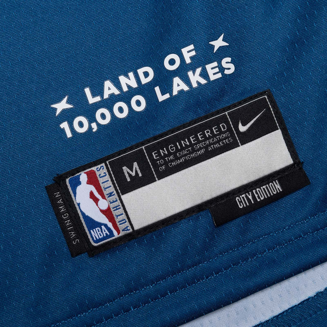 Anthony Edwards Minnesota Timberwolves 2024 City Edition Youth Swingma