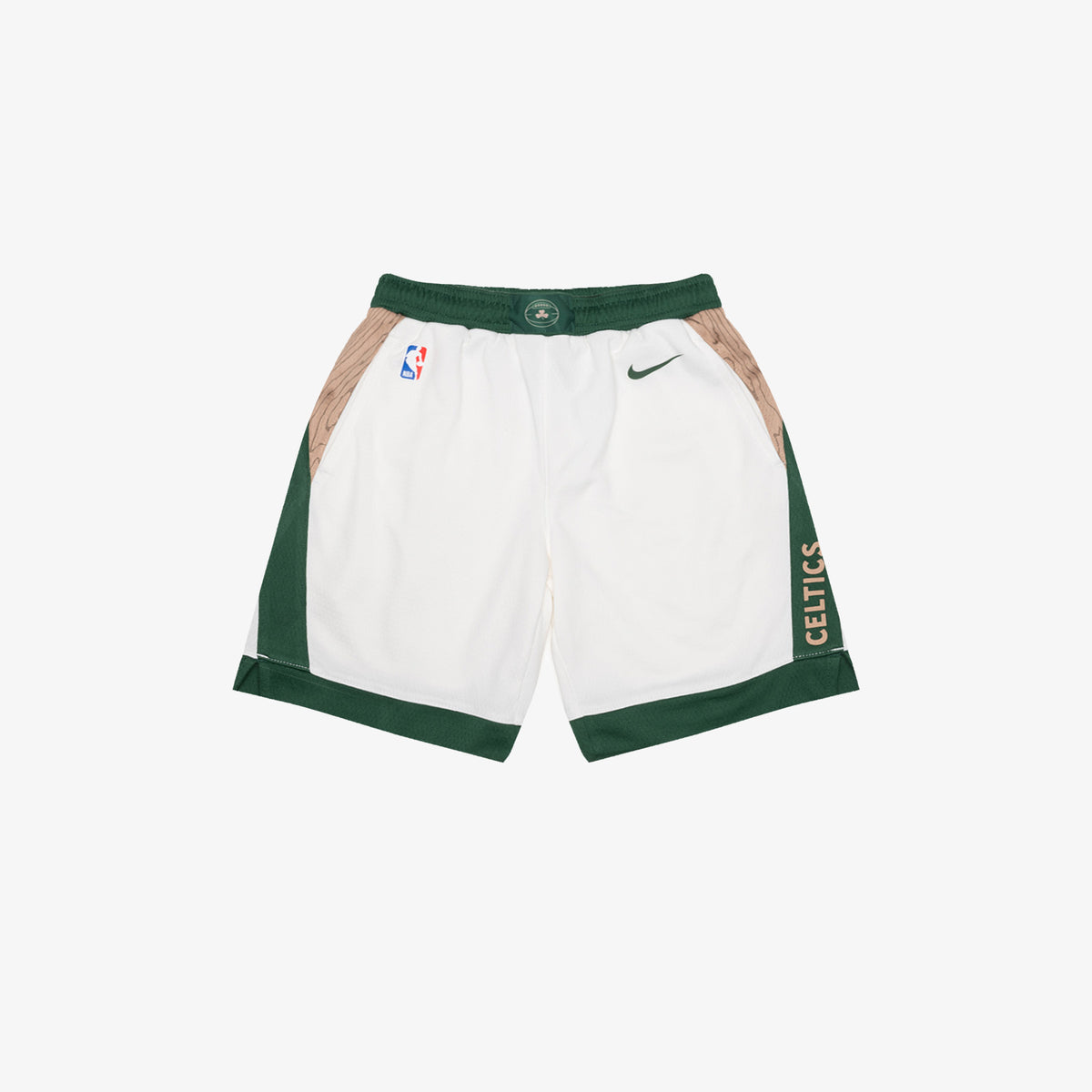 Boston Celtics 2024 City Edition Youth Swingman Shorts - White