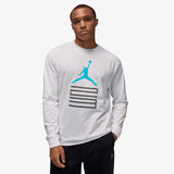 Brooklyn AJ11 Graphic Long-Sleeve T-Shirt - White