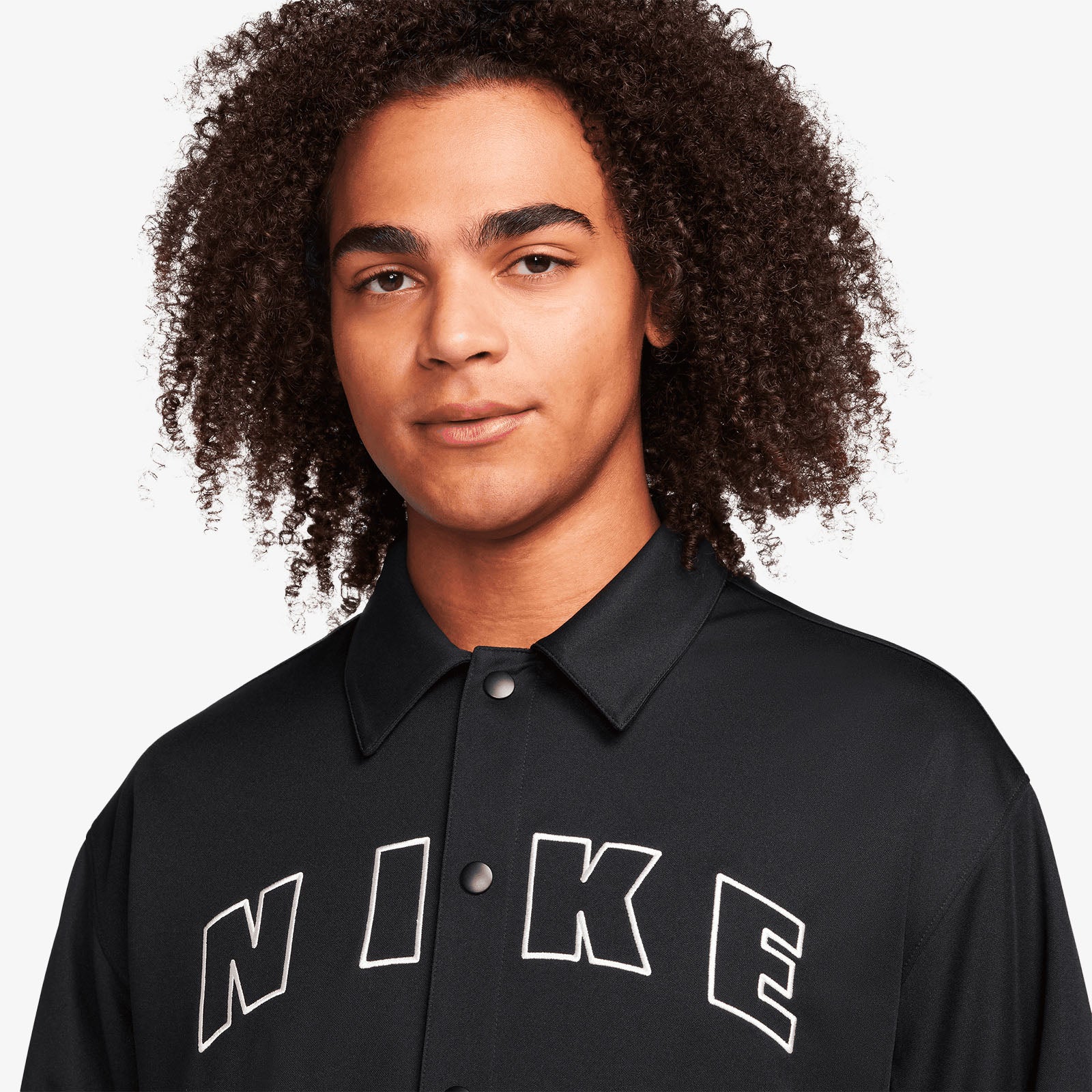Button-Up Dri-FIT Jacket - Black â Throwback