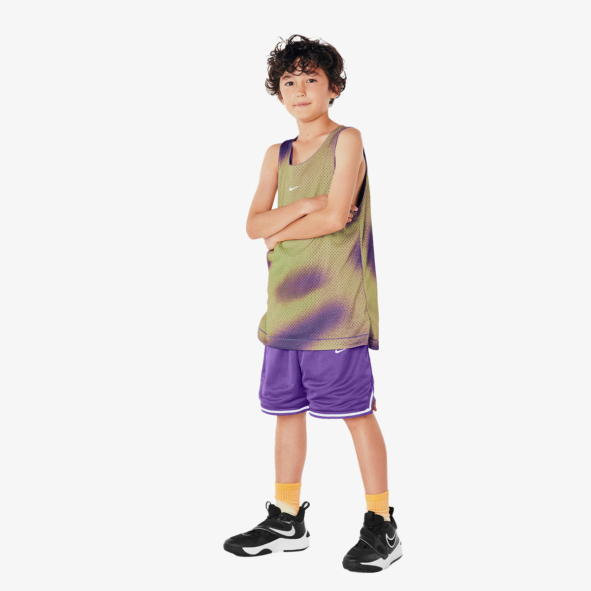 Youth purple basketball shorts sales