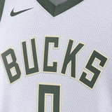 Damian Lillard Milwaukee Bucks Association Edition Swingman Jersey - White