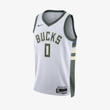 Damian Lillard Milwaukee Bucks Association Edition Swingman Jersey - White