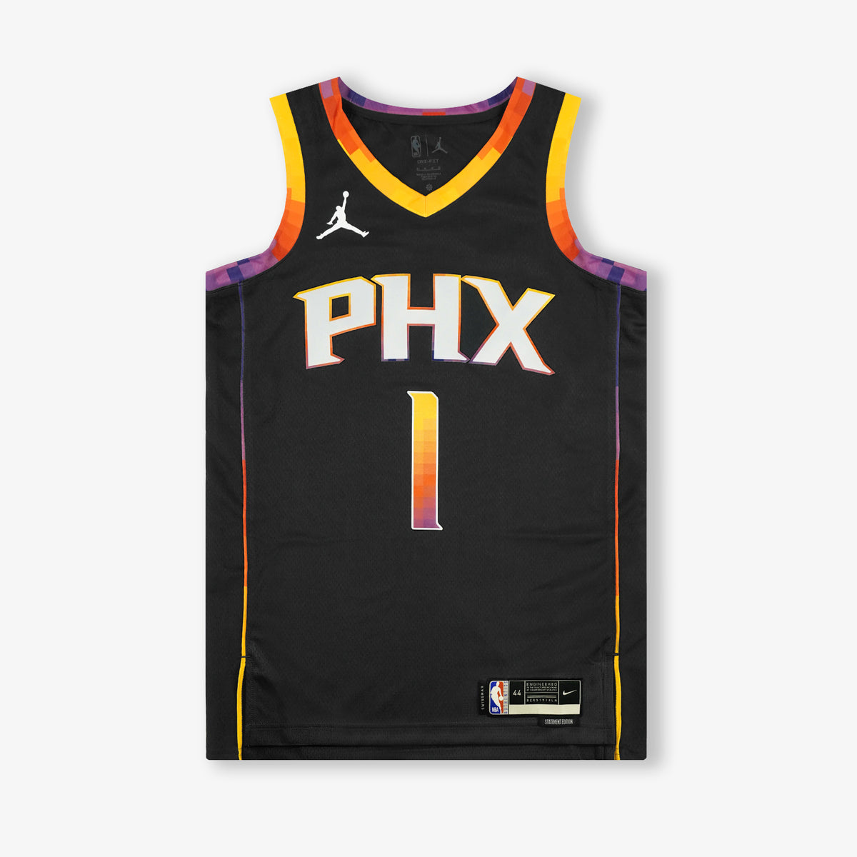 Phoenix Suns Devin Booker Jordan Black 2022/23 Swingman Statement