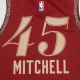 Donovan Mitchell Cleveland Cavaliers 2024 City Edition Youth Swingman Jersey - Red