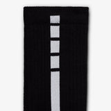 Elite 2.0 Crew Socks (1 Pair) - Black/White