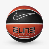 Elite All Court Basketball - Amber/Black/Metallic Silver - Size 7