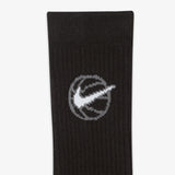 Everyday Crew Dri-FIT Socks (3 Pair) - Black/White