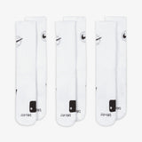 Everyday Crew Dri-FIT Socks (3 Pair) - White/Black
