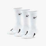 Everyday Crew Dri-FIT Socks (3 Pair) - White/Black