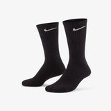 Everyday Cushioned Training Crew Socks (6 Pairs) - Black/White
