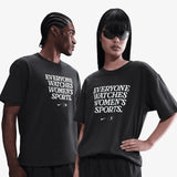 Everyone Watches Women's Sports™ T-Shirt - Black
