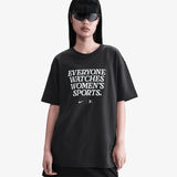 Everyone Watches Women's Sports™ T-Shirt - Black