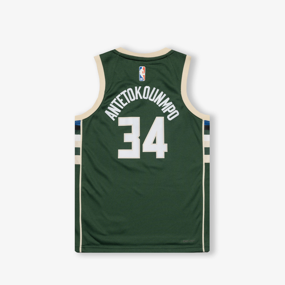 Giannis Antetokounmpo Milwaukee Bucks Icon Edition Youth Swingman Jersey - Green