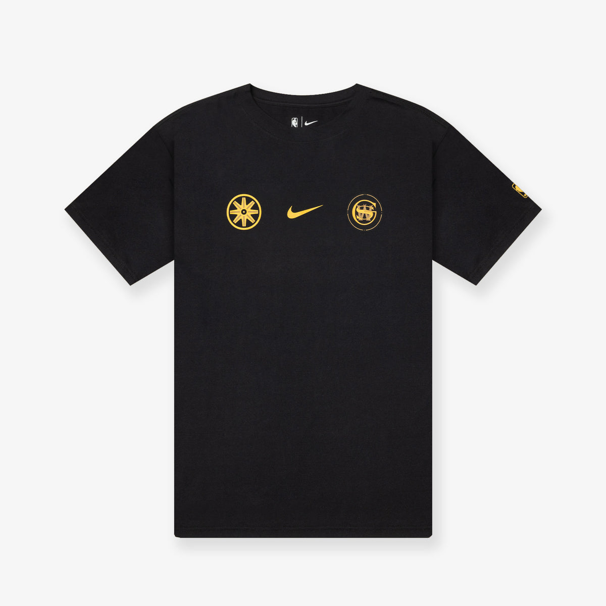 Black and top gold nike tshirt