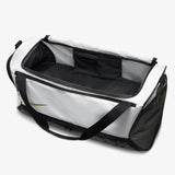 Nike Hoops Elite 57L Basketball Duffle - White/Black/Metallic Gold