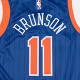 Jalen Brunson New York Knicks 2024 City Edition Youth Swingman Jersey - Navy