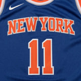 Jalen Brunson New York Knicks Icon Edition Youth Swingman Jersey - Blue