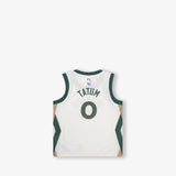 Jayson Tatum Boston Celtics 2024 City Edition Toddler Swingman Jersey - White