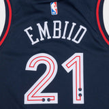 Joel Embiid Philadelphia 76ers 2024 City Edition Youth Swingman Jersey - Black