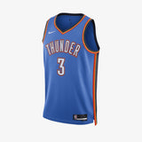 Josh Giddey Oklahoma City Thunder Icon Edition Swingman Jersey - Blue
