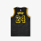 Kobe Bryant Los Angeles Lakers Mamba City Edition Youth Swingman Jersey - Black