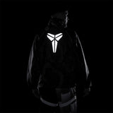 Kobe Lightweight Woven Jacket - Black/Reflective Silver