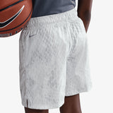 Kobe Lightweight Woven Youth Shorts - White/Reflective Silver
