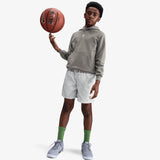 Kobe Lightweight Woven Youth Shorts - White/Reflective Silver