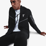 Kobe Tech Fleece Full-Zip Windrunner Jacket - Black/White