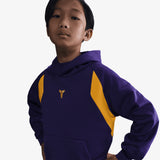 Kobe Therma-FIT Youth Pullover Hoodie - Court Purple/University Gold