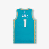 LaMelo Ball Charlotte Hornets 2024 City Edition Youth Swingman Jersey - Teal