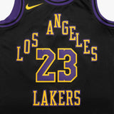 LeBron James Los Angeles Lakers 2025/26 City Edition Swingman Jersey - Black