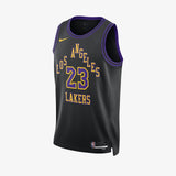 LeBron James Los Angeles Lakers 2025/26 City Edition Swingman Jersey - Black
