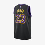 LeBron James Los Angeles Lakers 2025/26 City Edition Swingman Jersey - Black