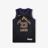 LeBron James Los Angeles Lakers 2024 City Edition Youth Swingman Jersey - Black