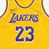 LeBron James Los Angeles Lakers Icon Edition Youth Swingman Jersey - Yellow