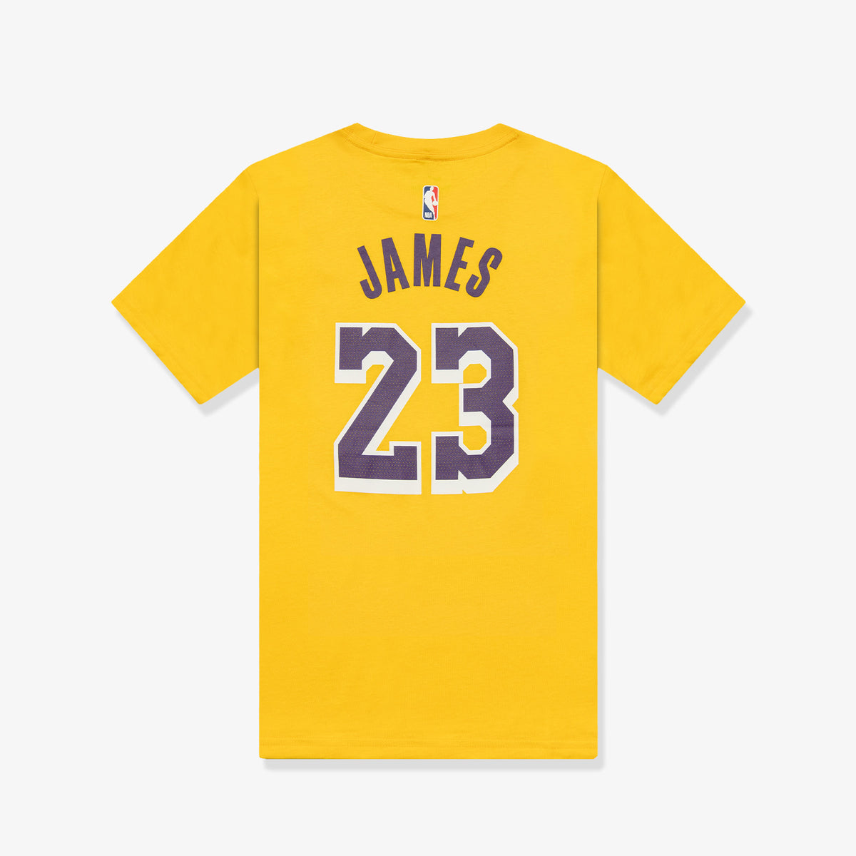 LeBron James Los Angeles Lakers Name &amp; Number NBA Youth T-Shirt - Yellow