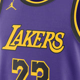 LeBron James Los Angeles Lakers Statement Edition Swingman Jersey - Purple