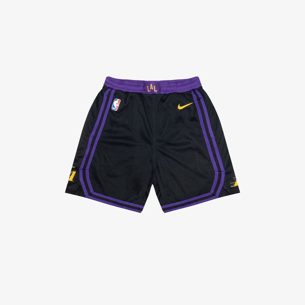Los Angeles Lakers 2024 City Edition Youth Swingman Shorts Black