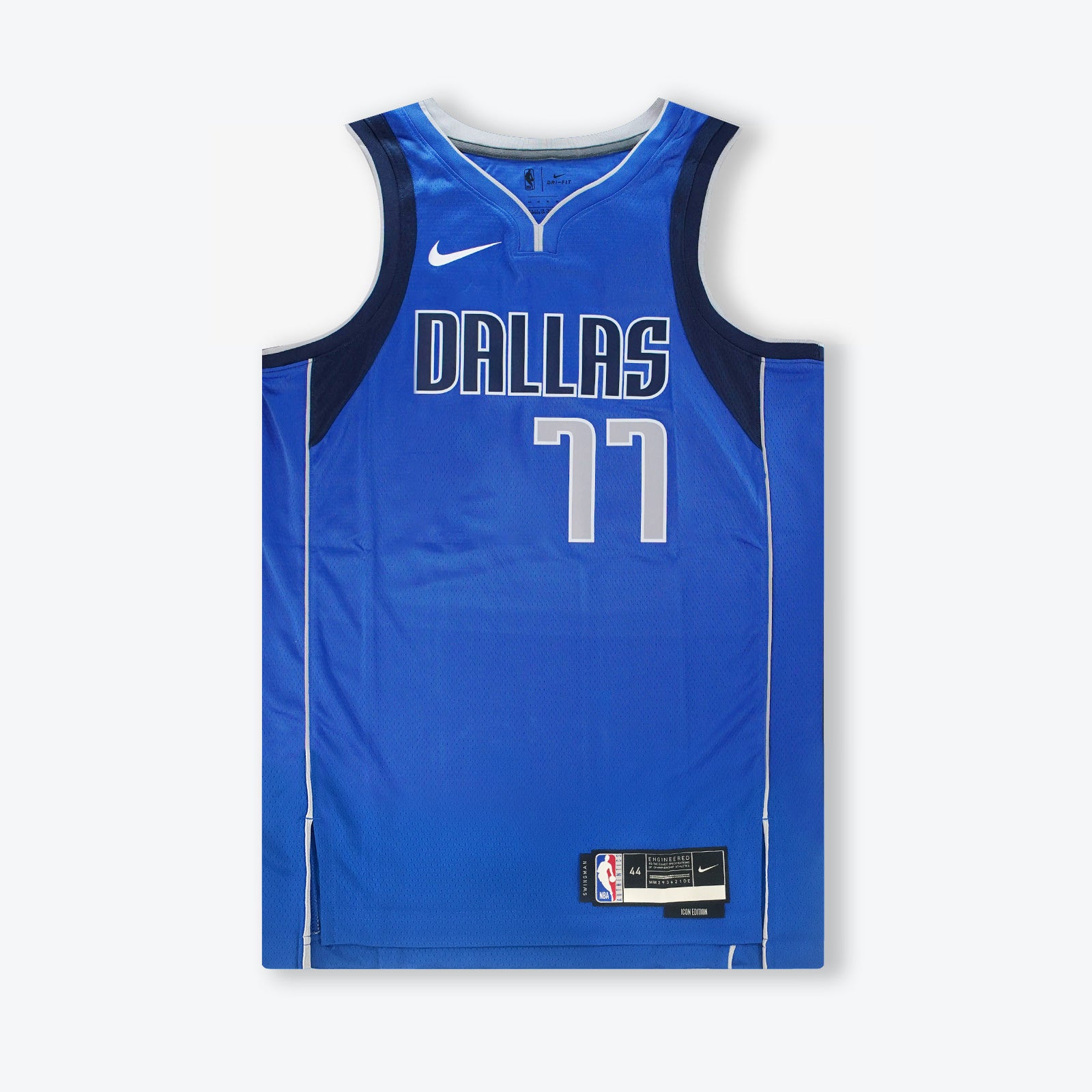 Nike Performance NBA DALLAS MAVERICKS LUKA DONCIC NAME AND NUMBER TEE -  Print T-shirt - game royal/blue 