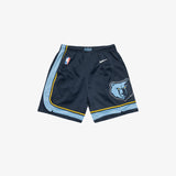 Memphis Grizzlies Icon Edition Youth Swingman Shorts - Navy