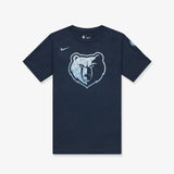Memphis Grizzlies Team Logo Youth T-Shirt - Navy